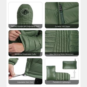 Chaqueta de Plumón para Hombre, Estilo Nórdico, Nueva, Personalizada, de Alta Calidad, Abrigo Cálido para Invierno, Venta al por Mayor para Adultos - Product Image 5