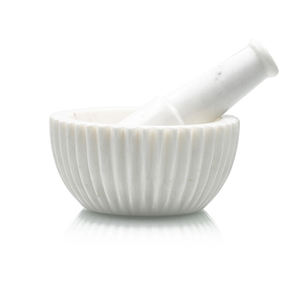 Mortero y Maja de Mármol de Diseño Único para Moler, Triturar y Mezclar Ingredientes, al Mejor Precio de Fábrica al por Mayor - Product Image 1