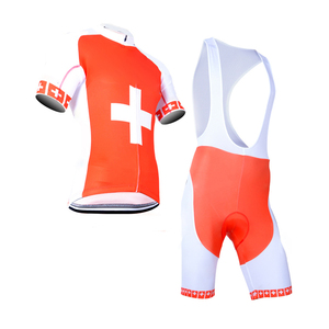 Uniforme de Ciclismo de Secado Rápido al por Mayor, Uniforme de Ciclismo Personalizado con Sublimación, Jersey de Ciclismo de Manga Corta y Conjunto de Culotte con Tirantes - Product Image 4
