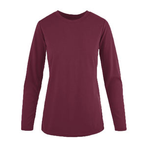 T-shirt à manches longues pour femme médecin hôpital sous gommage | T-shirt à manches longues de haute qualité pour clinique médicale sous gommage - Product Image 1