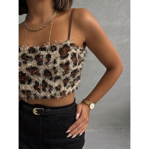 Topshow L.Pullu Bustier imprimé léopard en gros - [object Object] - Product Image 2