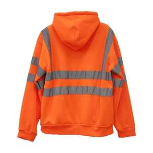 Chaqueta de Invierno de Seguridad Reflectante de Alta Visibilidad, de Poliéster de Primera Calidad, con Capucha Oculta, Acolchada e Impermeable - Product Image 2