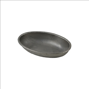Bandeja de servicio ovalada artesanal de metal de diseño personalizado altamente acabada para decoración del hogar o del hotel estilo moderno - Product Image 3