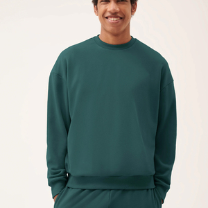 Sudadera de Alta Calidad Personalizada Unisex de Corte Regular, Hombros Caídos, Cuello Redondo Informal, de Forro Polar Digital para Invierno, 100% Algodón - Product Image 2