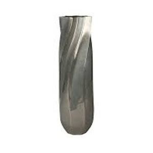 Vase décoratif pour sol, maison, hôtel, restaurant, mariage, en aluminium, métal, fait main, design moderne en diamant, haute qualité, fleurs QAMAR - Product Image 1
