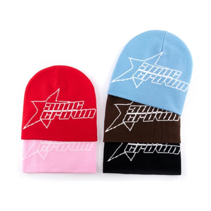High Quality Jacquard Beanie Custom Logo Winter Streetwear Skull Cap <b>Knit</b> <b>Hat</b> <b>for</b> <b>Men</b> Women Common Fabric Feature <b>for</b> Travel - Product Image 4