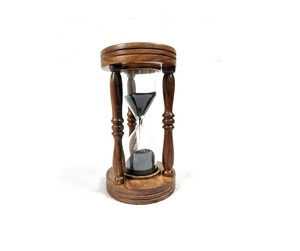 Haute vente top temps sablier décoration ornements créatif métal verre heure mètre pour la décoration intérieure cadeau en bas quantité minimale de commande - Product Image 1