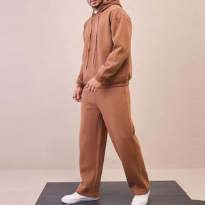 100% Cotton Men's Casual Tracksuit Winter Season Solid Pattern Track Suit for Men Jogging Wear Tracksuits For Boys Men Hoodies - Product Image 2