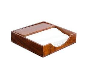 Servilletero de madera de alta calidad para boda y mesa de cocina, caja de pañuelos de almacenamiento, accesorios de decoración del hogar, venta al por mayor - Product Image 1