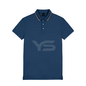 Polo informal con estilo para hombre-Tela de Jersey transpirable ODM Precio al por mayor Polos de golf con opción multicolor - Product Image 4