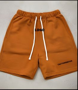 Pantalones Cortos de Algodón de Gran Tamaño para Hombre, Estilo Vintage, 240 GSM, Color Sólido Informal, Diseño Clásico, Pantalones Cortos de Estilo Urbano al por Mayor - Product Image 2