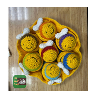 Poupée en laine faite à la main au Crochet de haute qualité avec robe de couleur jouet en peluche moelleux bébé enfants cadeau d'anniversaire cadeau
