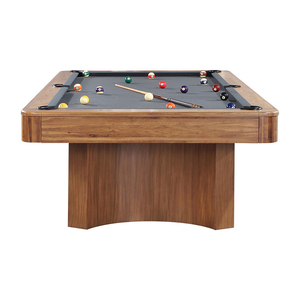 Mesa de Billar Americana de Lujo Personalizada de 7 pies, Billar y Snooker, Pizarra de 1 Pulgada, Cojín de Goma, Paño de Lana, Marco de Madera Maciza, Cuero - Product Image 5