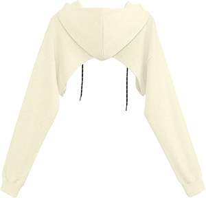 Sweat à capuche d'hiver élégant pour femmes avec logo personnalisé | Pull en polaire à la mode pour vêtements de sport et streetwear - Product Image 3