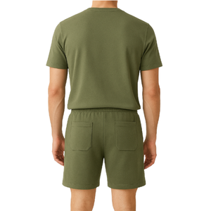 <b>Men</b> Fashion Sport <b>Shirt</b> And Shorts Set Two Piece Matching Set Lightweight - Product Image 2