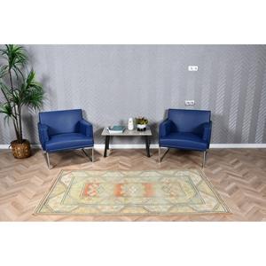 3.8x6.7 ft Rug, Turkish Vintage Rug, <b>Yellow</b> Floral Rug - Product Image 2