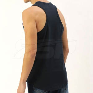 Vêtements d'entraînement décontractés tricotés respirants de qualité supérieure hommes débardeur léger sans manches - Product Image 3