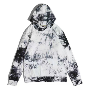 New Arrival Men <b>Tie</b>-Dye hoodies Digital Printing <b>Polyester</b>/Cotton Hooded Collar Design for Winter OEM Serviced - Product Image 5