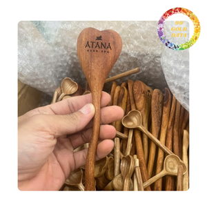 Cuchara de madera de varias formas | Material natural de Vietnam Logotipo personalizado aceptado - Product Image 1