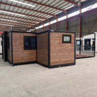 Maison Modulaire Préfabriquée de Luxe en Verre Esthétique avec Buanderie – Tiny Homes
