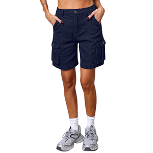 Pantalones cortos Cargo para mujer: Ajuste elegante, perfecto para salidas casuales, ideal para diversión al aire libre, ofrece amplios bolsillos, gran comodidad - Product Image 2