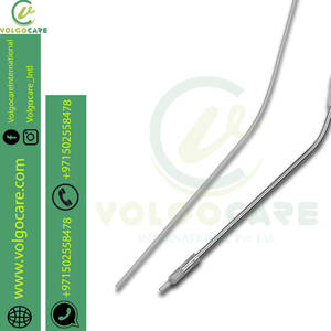 2024 Frazier Canule d'aspiration et tube d'aspiration mastoïdien coudé 7 pouces 18cm Pointe d'aspiration pour ENT Neuro General Gynae - Product Image 2