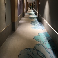 Tapis de luxe moderne imprimé en nylon, idéal pour couloirs et allées d'hôtel, à prix avantageux et très vendu