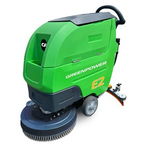 Greenpower E2 Commercial High Pressure <b>Floor</b> Scrubber 28 in Push Electric Burnishing <b>Machine</b> 48V Cold Water <b>Cleaning</b> Ride-On - Product Image 6