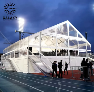 Carpa de marquesina de dos pisos para exteriores de alta resistencia Carpa de dos pisos Carpa de marquesina para eventos comerciales de dos pisos con aislamiento de doble capa - Product Image 3