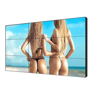 Fabrik preis Wand halterung Digital Signage 46 55 Zoll schmale Lünette 2x2 LCD-Spleiß video Wandbild schirm