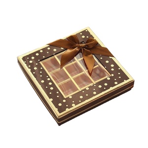 Personalizable Papel Kraft Chocolate Caja de Pastel de San Valentín Bio-Degradable Etiquetas Embalaje de Alimentos Encantador Regalo de Navidad Idea Especial - Product Image 1