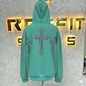 Sudadera con Capucha de Moda, Nueva, de Alta Calidad, Edición Premium, con Cierre, Diseño Desgastado, con Pedrería, Chaqueta con Cierre, Lavado Ácido, Sudadera de Forro Polar para Hombre, Estilo Urbano - Product Image 5