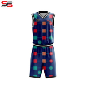 La mejor venta de ropa de baloncesto Retro malla transpirable duradera impresión Digital baloncesto Jersey Reversible uniformes de baloncesto - Product Image 5
