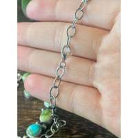 Collier libellule religieux en argent sterling avec turquoise, corail et or Sonoran, motif insecte, perle et diamant, par Andrew James – Cadeau