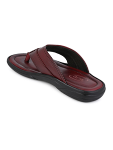Sandalias de Hombre de Cuero Genuino con Punta Redonda, Transpirables, Reciclables, para Interiores y Exteriores, con Suela Plana de PVC Suave, Casuales y Cómodas - Product Image 4
