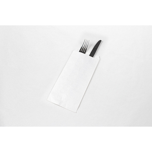 Sacchetto di Carta Bianco 11x24cm per Posate, Carta Professionale, 1000 Pezzi, B2B - Product Image 1
