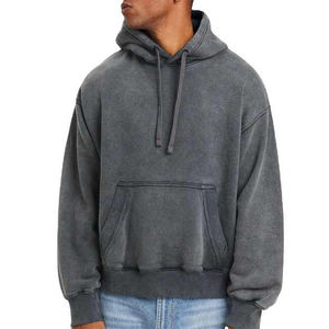 OEM Service ACID WASHED Hoodies Pour Hommes Street Wear Boxy Fit 100% Qualité Supérieure Respirant Coton ACID WASHED Hommes Hoodies 2025 - Product Image 6