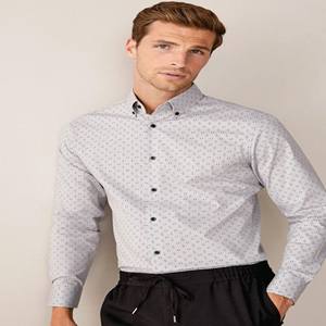 Coniston nouveau Style printemps automne à manches longues mode rayure épissage Logo personnalisé sport lâche hommes chemise - Product Image 2