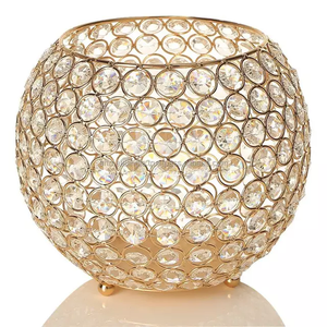 Bougeoir en cristal, décoration de la maison, autre support de bougie brillant, pour l'intérieur et l'extérieur - Product Image 4