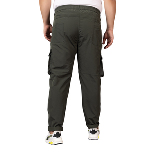 Pantalones cargo de tela Premium para hombre: Diseño de múltiples bolsillos, costuras duraderas, perfectos para exteriores, trabajo y ropa informal - Product Image 2