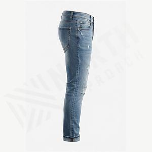 Pantalones Vaqueros de Mezclilla para Hombre 2025, Pantalones Ajustados, Vaqueros Ajustados para Hombre, Venta al por Mayor de Fábrica, Transpirables, Rectos, Servicio OEM - Product Image 3
