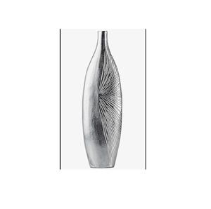 Ensemble de vases à fleurs en aluminium doré texturé de luxe (2 pièces) pour la décoration moderne de la maison et des mariages, fabriqué à la main, écologique, personnalisable - Product Image 5