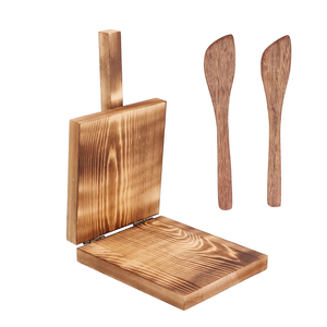 Utensilios para hornear de masa de madera de calidad duradera, herramienta de prensado para hacer Roti, diseño ecológico hecho a mano, producto artesanal natural - Product Image 1