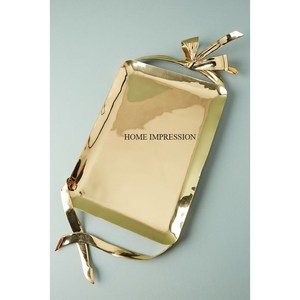 ถาดอาหารกระจกขัดเงาหรูหราทำด้วยมืออุปกรณ์ครัวถาดอาหารสำหรับตกแต่งบนโต๊ะเครื่องใช้ในบ้าน - Product Image 1