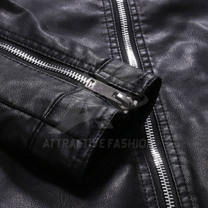 Casual Winter <b>Jacket</b> With Premium Streetwear Design For Modern <b>Men</b> <b>Leather</b> <b>Jacket</b> Collection - Product Image 5