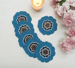 จานรองแก้ววอลนัทชุดรองแก้วไม้วอลนัท-คุณภาพสูง - Product Image 2