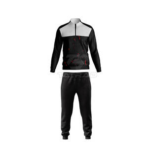 ชุดกีฬาฟุตบอลสำหรับผู้ชาย ผลิตจากโพลีเอสเตอร์แบบซับลิเมชั่น ชุดทีมสำหรับผู้ใหญ่ พร้อมชื่อและหมายเลข แห้งเร็ว ระบายอากาศได้ดี - Product Image 3