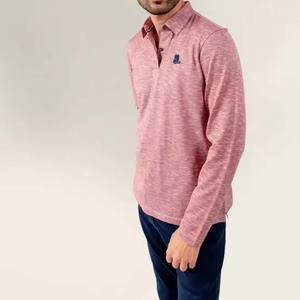 Camiseta Informal de Fibra de Bambú Transpirable para Hombre con Logotipo Personalizado, con Dos Botones y Estampado Personalizado en Tela Jersey - Product Image 5