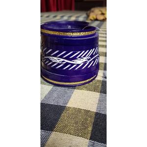 Brazaletes de marfil para mujer de Color azul OEM ODM tendencia personalizada brazaletes culturales Rajasthani docena de joyas religiosas para damas - Product Image 2