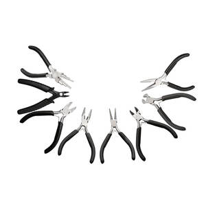 Jewelry Making <b>Pliers</b> <b>Set</b> Steel Hand Tool Kit with Zipper Case for Ring Bracelet Necklace Repair - Product Image 3